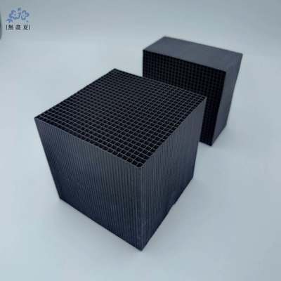 qualità  Sustainable 900mg/g Coal Based Activated Carbon Honeycomb For VOCs Removal 100*100*100mm fabbrica