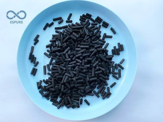 900 mg/g Pellet di carbone attivo a base di carbone a sfera 4 mm Per la rimozione di COV