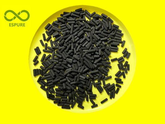 Un buon prezzo. 4 mm pellets impregnati a base di carbone materia prima a carbone attivo per filtrazione di gas acidi in linea